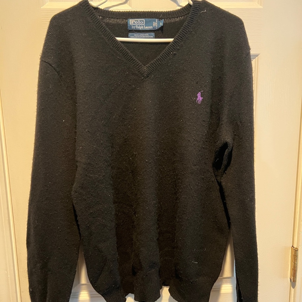 Polo by Ralph Lauren Men's Black Sweater